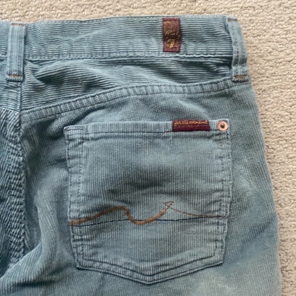 7 For All Mankind stretch cord jeans. - Picture 3 of 4